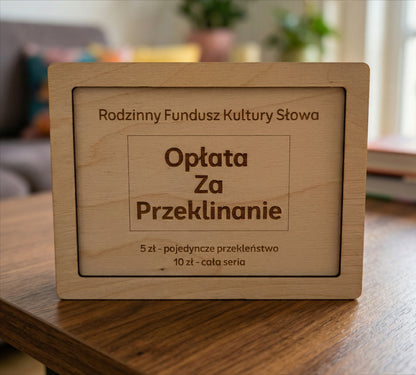 Skarbonka - opłata za przeklinanie