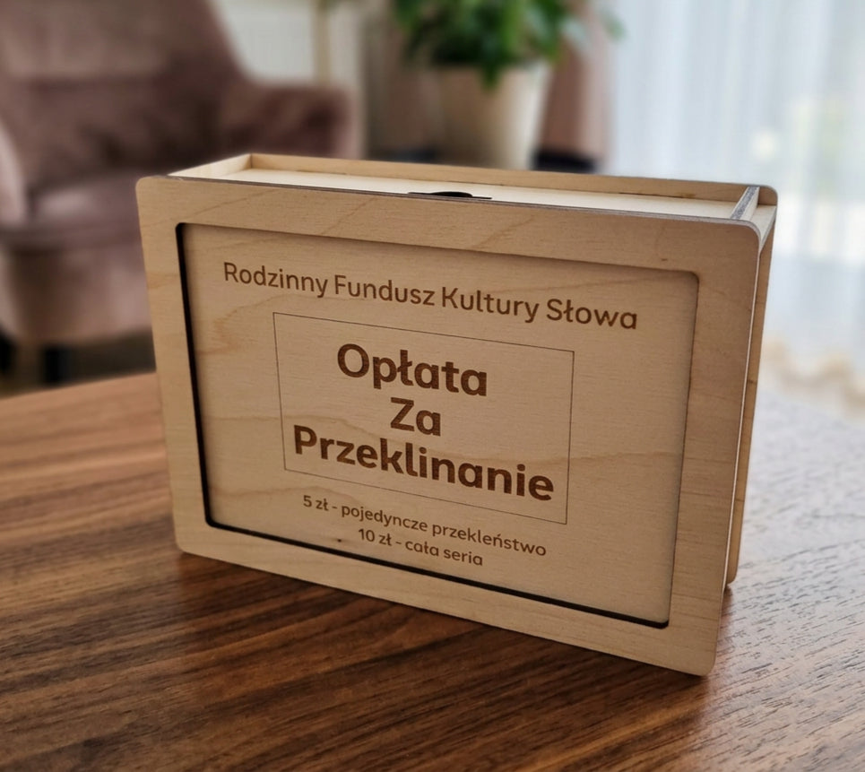 Skarbonka - opłata za przeklinanie